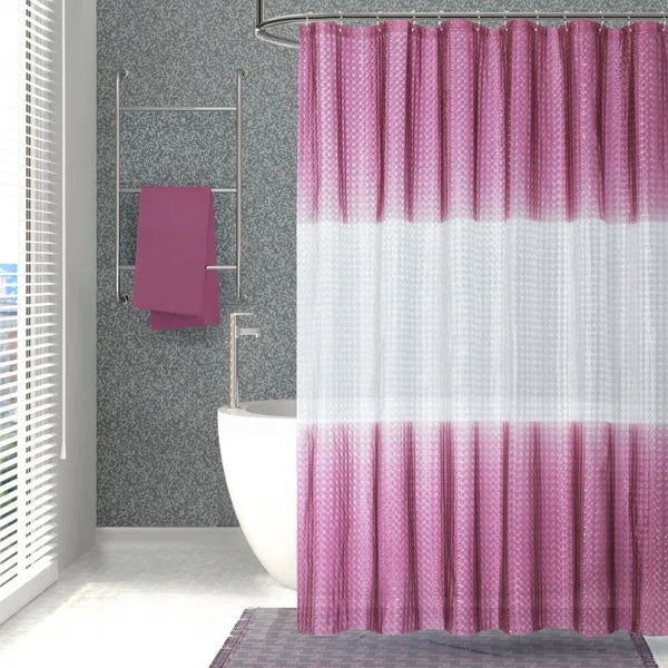Shower Curtain Liner Waterproof PEVA Grommets Stripe Design Heavy Duty Bathroom Accessories 70x72