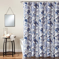 Cynthia Jacobean Floral Shower Curtain with Hooks Included