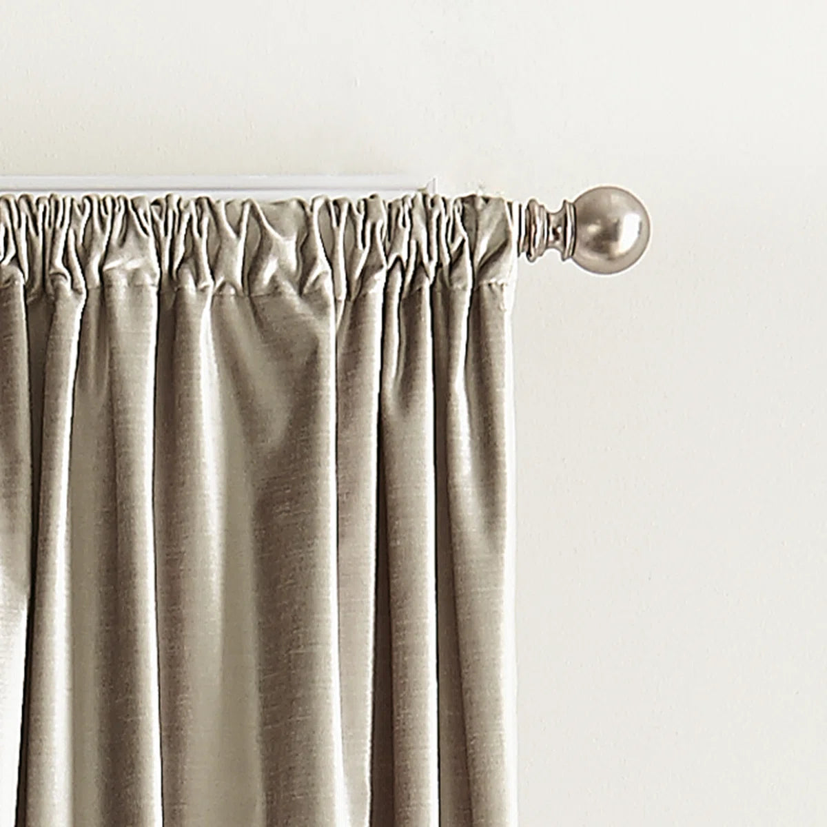 Modern Knotted Velvet Solid Room Darkening Rod Pocket Curtain Panels (Set of 2)
