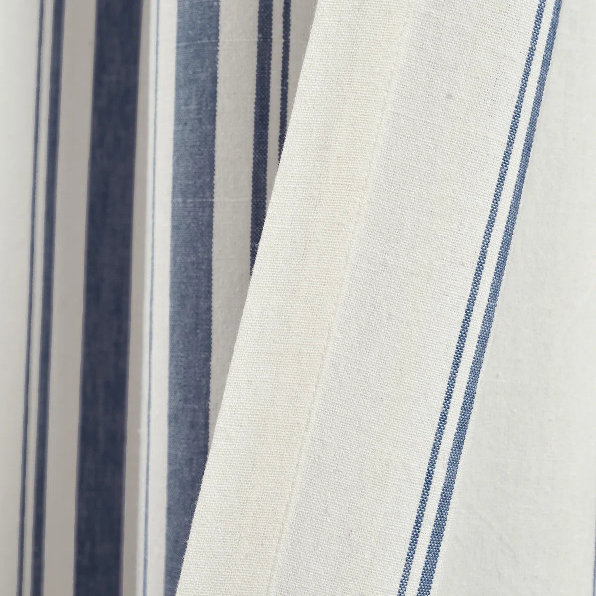 Cotton Blend Semi Sheer Curtain Pair (Set of 2)